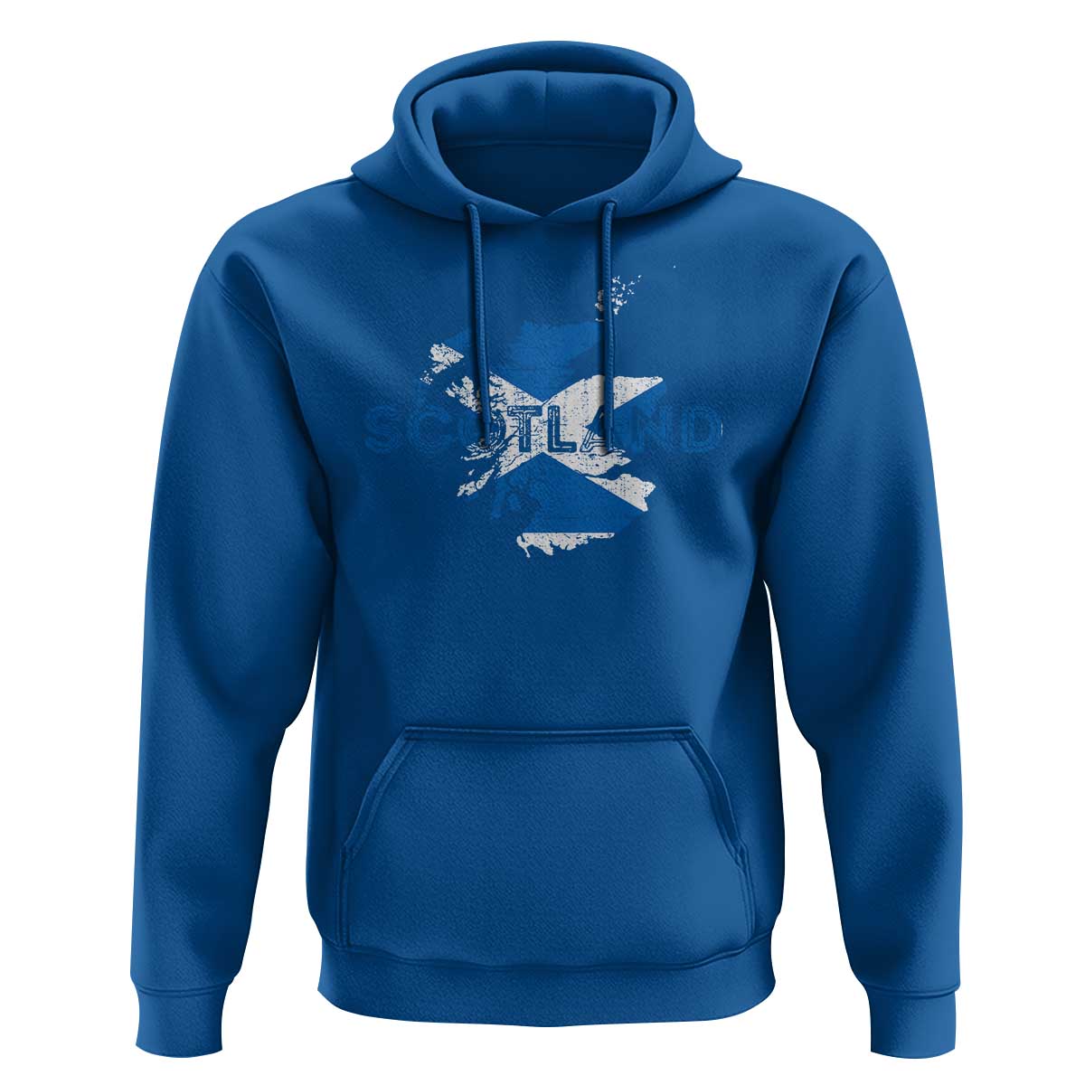 Scotland Map Saltire Flag Scottish Heritage Hoodie Vintage Country Pride