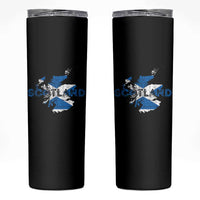 Scotland Map Saltire Flag Scottish Heritage Skinny Tumbler Vintage Country Pride