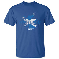 Scotland Map Saltire Flag Scottish Heritage T Shirt Vintage Country Pride