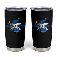 Scotland Map Saltire Flag Scottish Heritage Tumbler Cup Vintage Country Pride