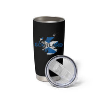 Scotland Map Saltire Flag Scottish Heritage Tumbler Cup Vintage Country Pride