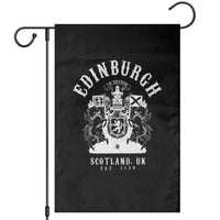 Edinburgh Scotland UK Est 1130 Garden Flag Royal Coat of Arms In Defens Historic Crest Graphic TS02