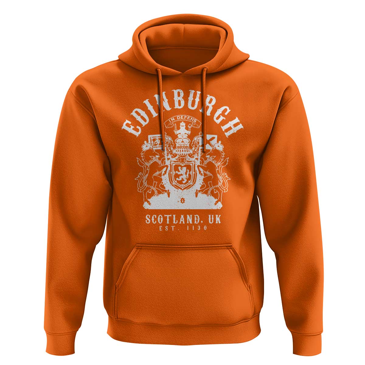 Edinburgh Scotland UK Est 1130 Hoodie Royal Coat of Arms In Defens Historic Crest Graphic