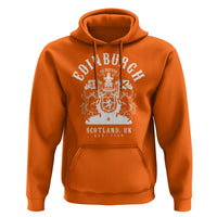 Edinburgh Scotland UK Est 1130 Hoodie Royal Coat of Arms In Defens Historic Crest Graphic