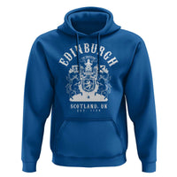 Edinburgh Scotland UK Est 1130 Hoodie Royal Coat of Arms In Defens Historic Crest Graphic