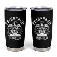 Edinburgh Scotland UK Est 1130 Tumbler Cup Royal Coat of Arms In Defens Historic Crest Graphic