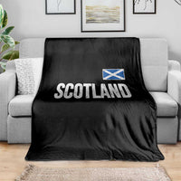 Scotland Saltire Flag Minimalist Athletic College Style Throw Blanket