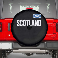 Scotland Saltire Flag Minimalist Athletic College Style Spare Tire Cover