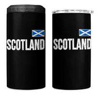 Scotland Saltire Flag Minimalist Athletic College Style 4 in 1 Can Cooler Tumbler