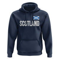Scotland Saltire Flag Minimalist Athletic College Style Hoodie