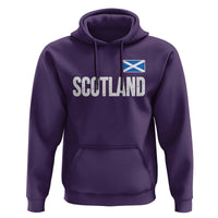 Scotland Saltire Flag Minimalist Athletic College Style Hoodie