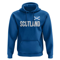 Scotland Saltire Flag Minimalist Athletic College Style Hoodie