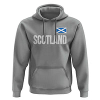 Scotland Saltire Flag Minimalist Athletic College Style Hoodie