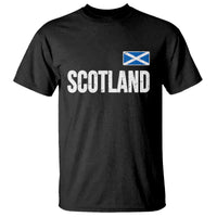 Scotland Saltire Flag Minimalist Athletic College Style T Shirt