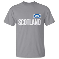 Scotland Saltire Flag Minimalist Athletic College Style T Shirt