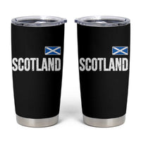 Scotland Saltire Flag Minimalist Athletic College Style Tumbler Cup