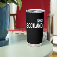 Scotland Saltire Flag Minimalist Athletic College Style Tumbler Cup