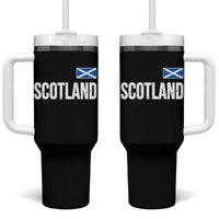 Scotland Saltire Flag Minimalist Athletic College Style Tumbler With Handle