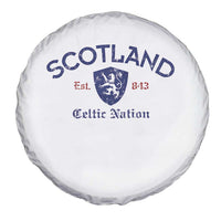 Scotland Celtic Nation Est 843 Spare Tire Cover Lion Rampant Shield Patriotic Scottish Heritage