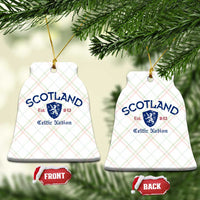 Scotland Celtic Nation Est 843 Ceramic Ornament Lion Rampant Shield Patriotic Scottish Heritage