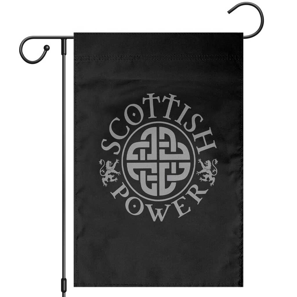 Scottish Power Celtic Knotwork Shield Emblem Garden Flag Traditional Tribal Heritage Scottish Pride