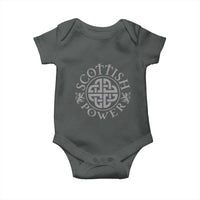 Scottish Power Celtic Knotwork Shield Emblem Baby Onesie Traditional Tribal Heritage Scottish Pride