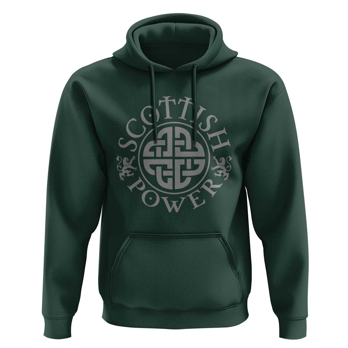 Scottish Power Celtic Knotwork Shield Emblem Hoodie Traditional Tribal Heritage Scottish Pride