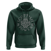 Scottish Power Celtic Knotwork Shield Emblem Hoodie Traditional Tribal Heritage Scottish Pride