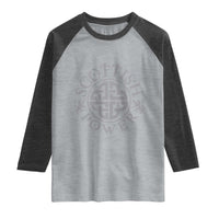 Scottish Power Celtic Knotwork Shield Emblem Raglan Shirt Traditional Tribal Heritage Scottish Pride
