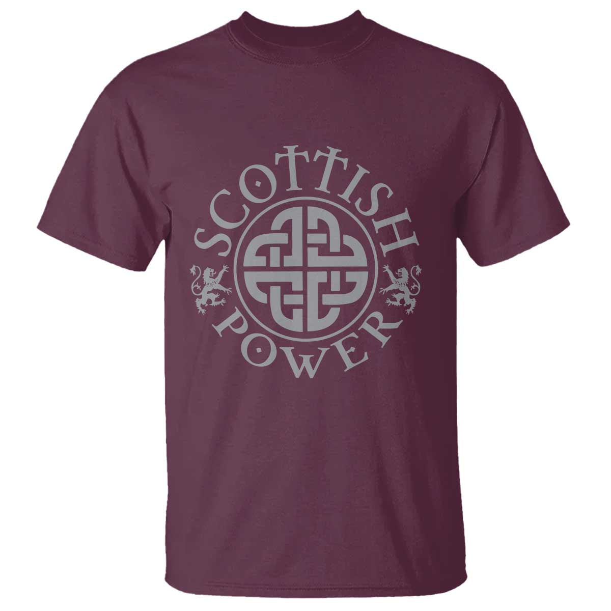 Scottish Power Celtic Knotwork Shield Emblem T Shirt Traditional Tribal Heritage Scottish Pride