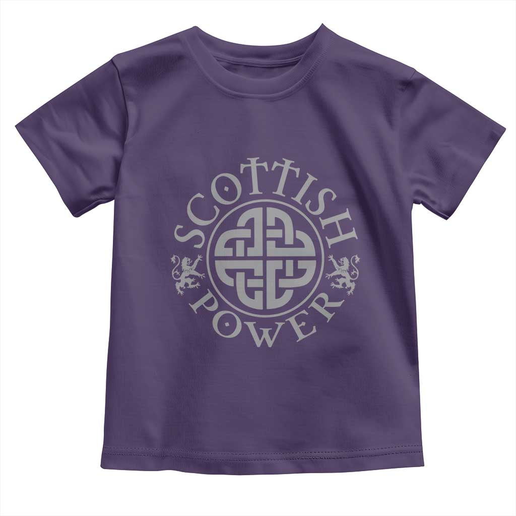 Scottish Power Celtic Knotwork Shield Emblem Toddler T Shirt Traditional Tribal Heritage Scottish Pride