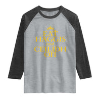 Eat Haggis and Ceilidh On Scotland Things Raglan Shirt Funny Scottish Culture Heritage Pride
