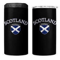 Scotland Football Distressed Shield Saltire Flag 4 in 1 Can Cooler Tumbler Game Day Sports Soccer Fans