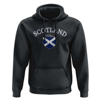 Scotland Football Distressed Shield Saltire Flag Hoodie Game Day Sports Soccer Fans
