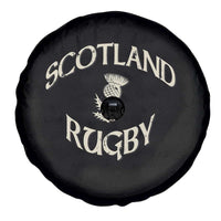 Scotland Rugby Distressed Vintage Traditional Thistle Spare Tire Cover Sports Fan Game Day