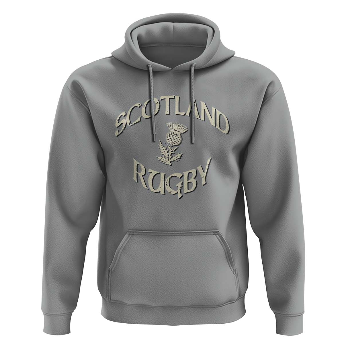 Scotland Rugby Distressed Vintage Traditional Thistle Hoodie Sports Fan Game Day