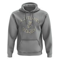 Scotland Rugby Distressed Vintage Traditional Thistle Hoodie Sports Fan Game Day