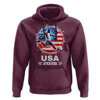USA Soccer Patriotic Player 2026 Graphic Hoodie United States Football Fan Spirit