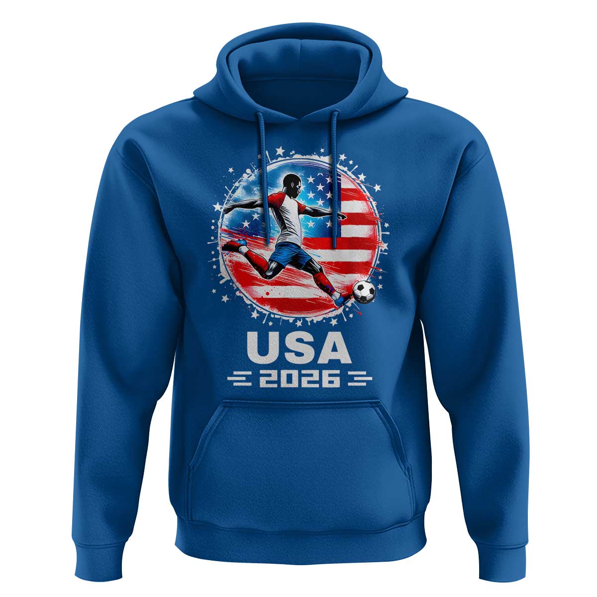 USA Soccer Patriotic Player 2026 Graphic Hoodie United States Football Fan Spirit