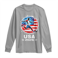 USA Soccer Patriotic Player 2026 Graphic Long Sleeve Shirt United States Football Fan Spirit