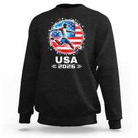 USA Soccer Patriotic Player 2026 Graphic Sweatshirt United States Football Fan Spirit