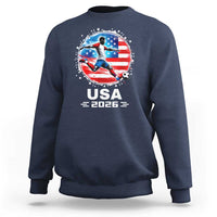 USA Soccer Patriotic Player 2026 Graphic Sweatshirt United States Football Fan Spirit
