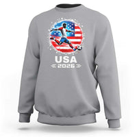 USA Soccer Patriotic Player 2026 Graphic Sweatshirt United States Football Fan Spirit
