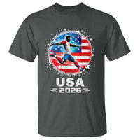 USA Soccer Patriotic Player 2026 Graphic T Shirt United States Football Fan Spirit
