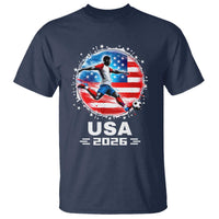 USA Soccer Patriotic Player 2026 Graphic T Shirt United States Football Fan Spirit