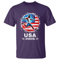 USA Soccer Patriotic Player 2026 Graphic T Shirt United States Football Fan Spirit