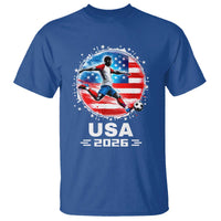 USA Soccer Patriotic Player 2026 Graphic T Shirt United States Football Fan Spirit