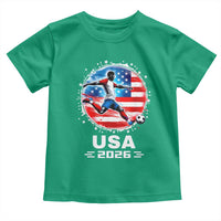 USA Soccer Patriotic Player 2026 Graphic Toddler T Shirt United States Football Fan Spirit