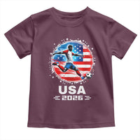 USA Soccer Patriotic Player 2026 Graphic Toddler T Shirt United States Football Fan Spirit
