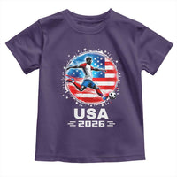USA Soccer Patriotic Player 2026 Graphic Toddler T Shirt United States Football Fan Spirit